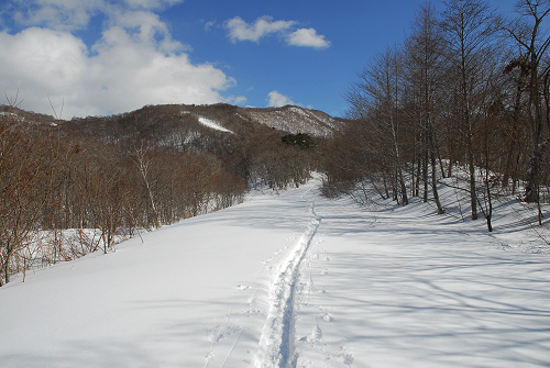 五輪山　ごりん高原スキー場跡　2013年2月10日