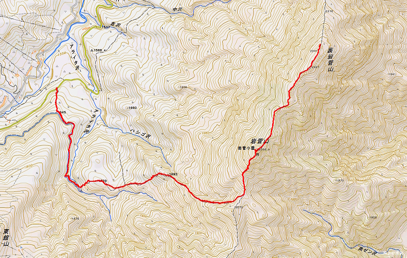 岩菅山 裏岩菅山 2025年10月12日